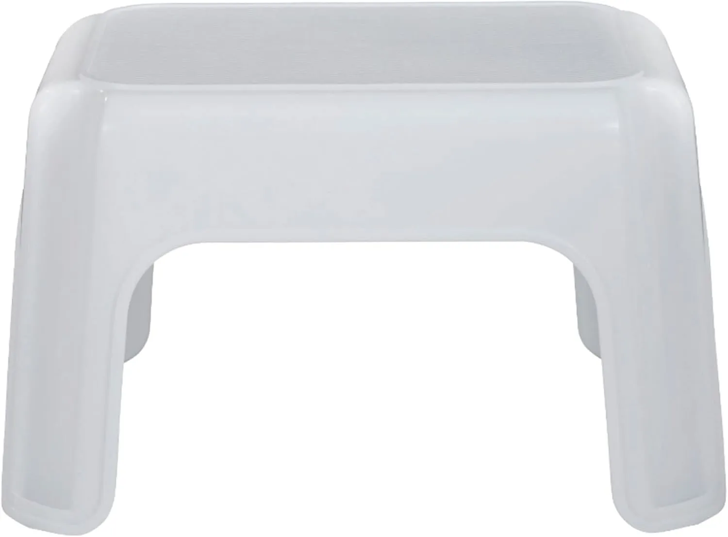 Rubbermaid Step Stool 9.5-Inch High White Plastic Small Single Step Stool for Kids/Adults in Home/Kitchen/Laundry/Garage/Bathroom