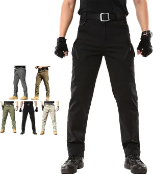 Rugstor Flexcamo - Tactical Waterproof Pants, Men’s Rugstor Flex Lightweight Waterproof Quick Dry Tactical Pants