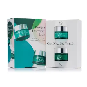 RéVive Discovery Duo Travel Kit - Travel Size Moisturizing Daytime Face Cream & Night Cream - Anti Aging Facial Skin Care Products for Smoother, Younger-Looking Skin (2 Count)