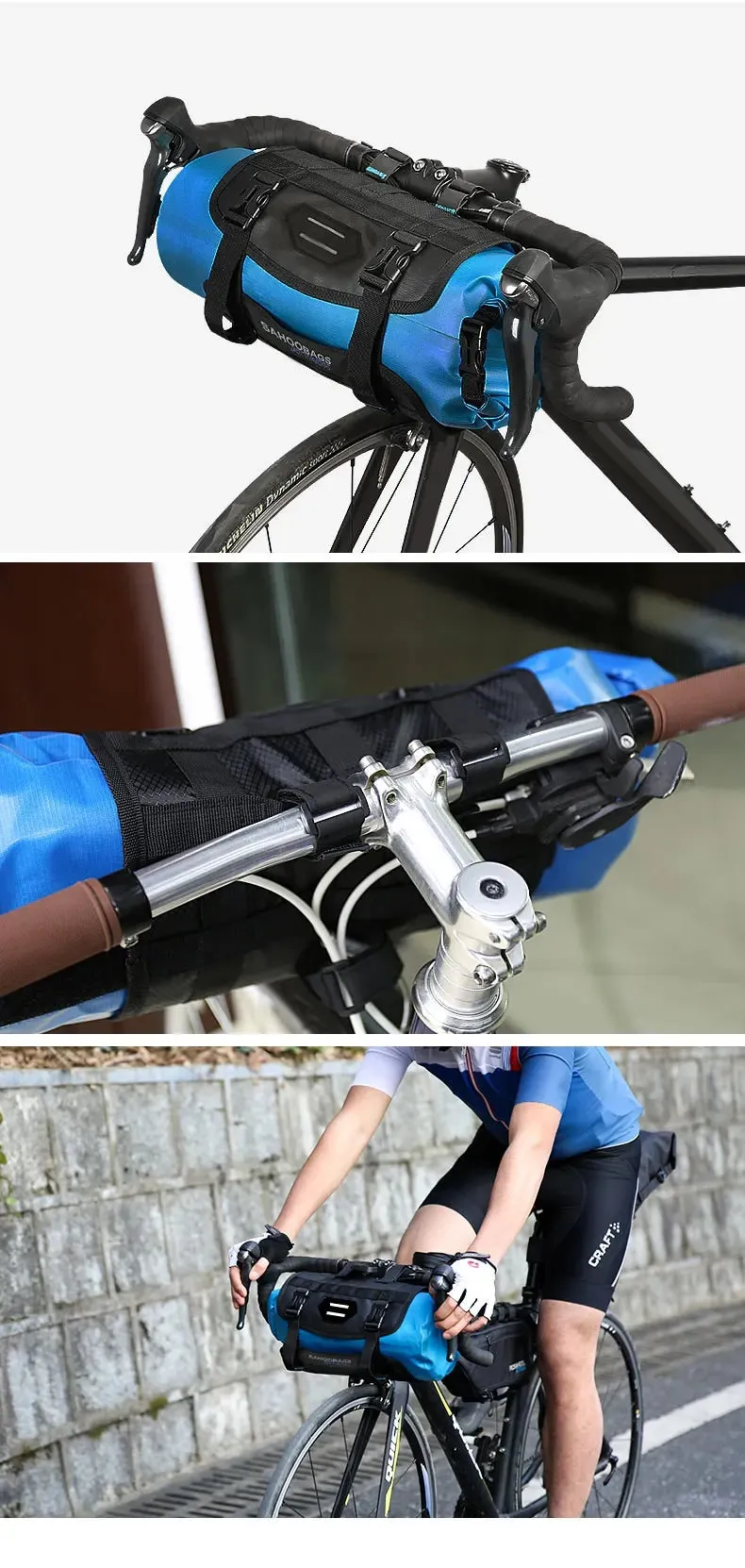 Sahoo Headstock Handlebar / Liter Cage Dry Bag