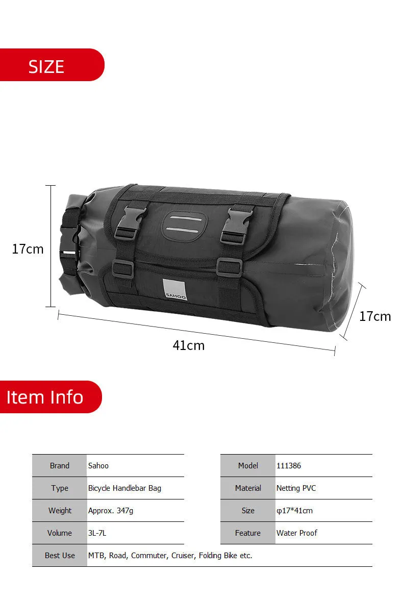 Sahoo Headstock Handlebar / Liter Cage Dry Bag