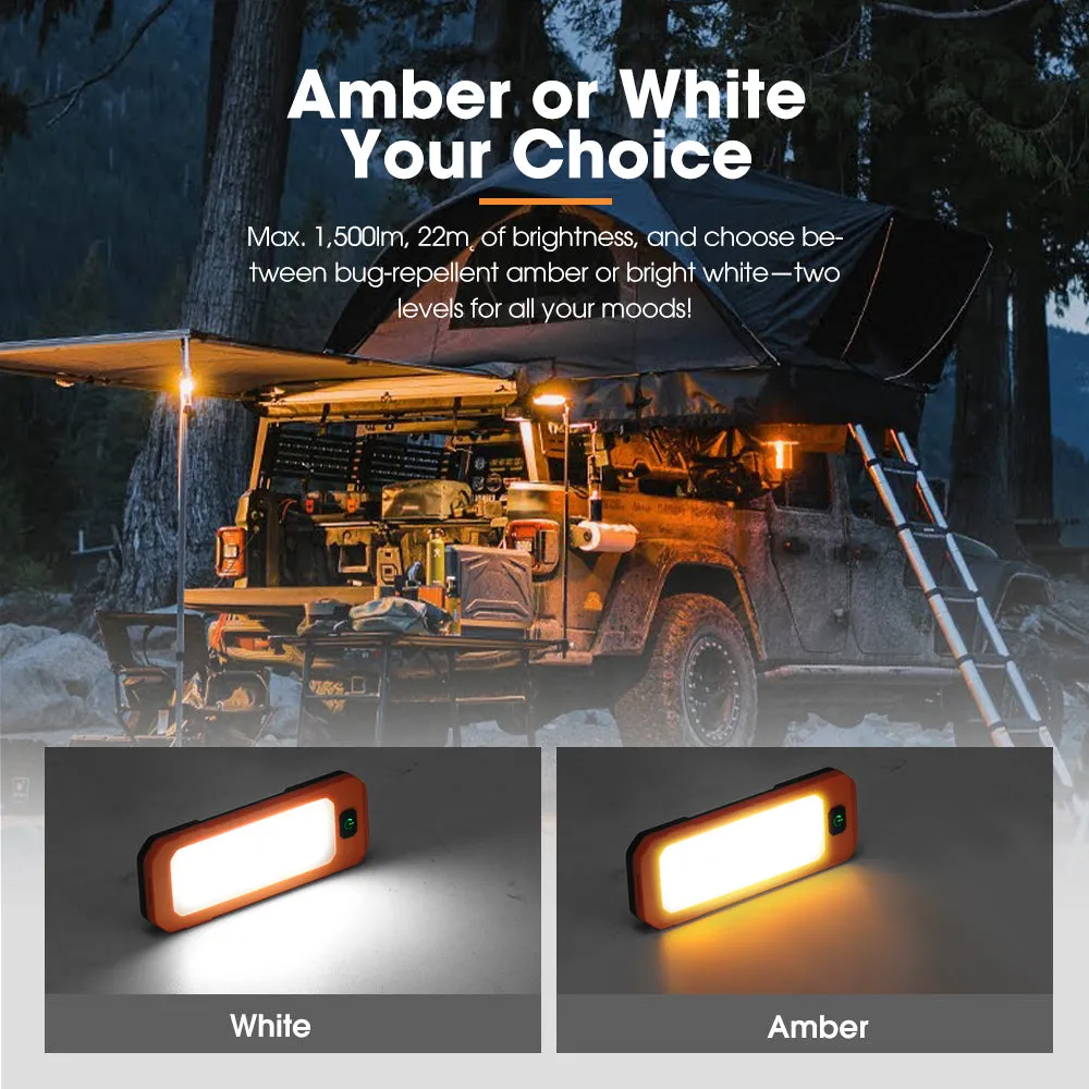 San Hima LED Tripod Light Portable Lithium Telescopic Lamp Camping Rechargeable