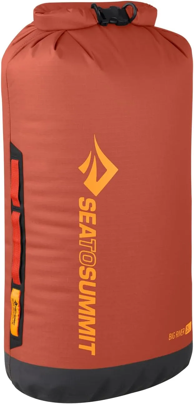 Sea to Summit Big River Dry Bag, Heavy-Duty Dry Storage, 35 Liter, Picante Red