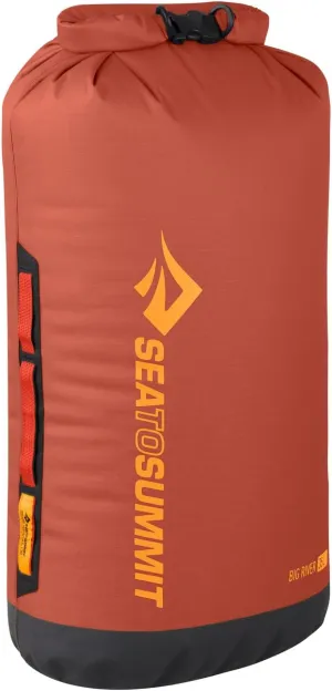 Sea to Summit Big River Dry Bag, Heavy-Duty Dry Storage, 35 Liter, Picante Red