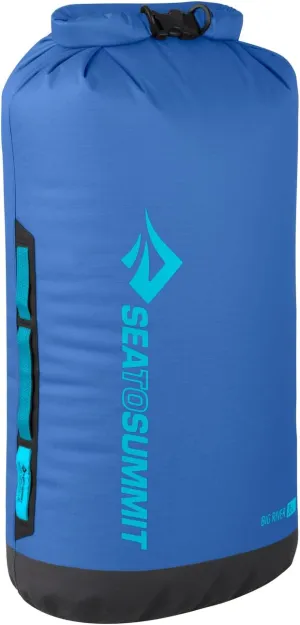 Sea to Summit Big River Dry Bag, Heavy-Duty Dry Storage, 35 Liter, Surf Blue