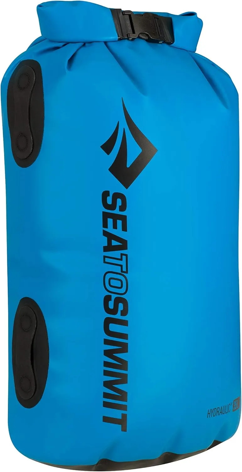 Sea to Summit Hydraulic Dry Bag, Heavy-Duty Dry Storage, 35 Liter, Blue