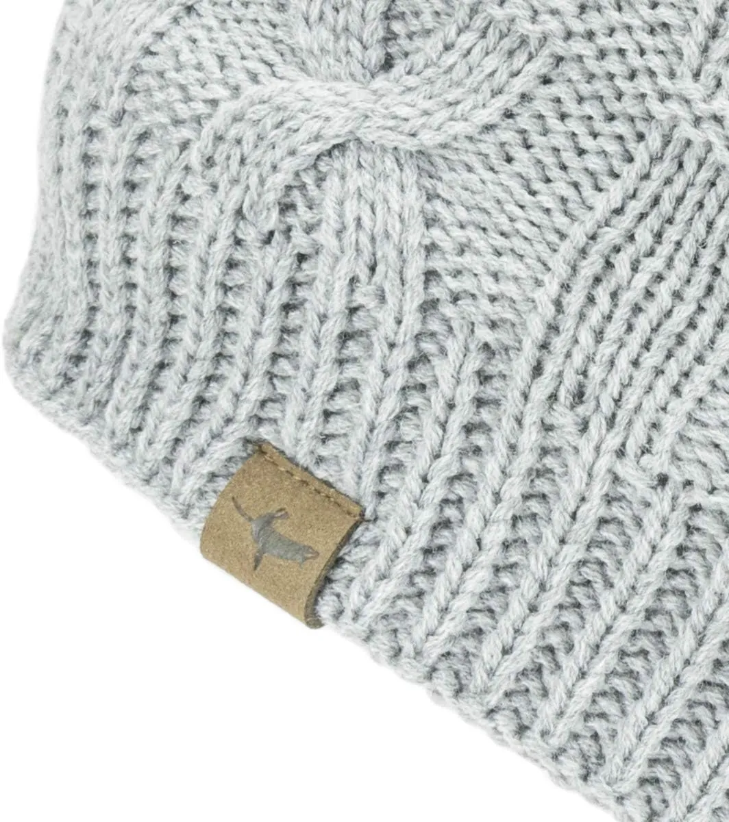 SEALSKINZ Unisex Blakeney Waterproof Cold Weather Cable Knit Beanie