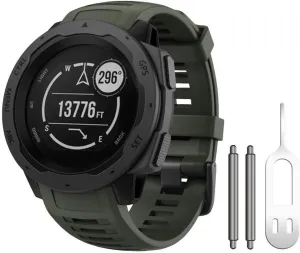 SERDAS For Instinct Watch Bands,Soft Silicone Straps for Instinct Replacement Bands Compatible with Instinct Solar/Esports/Tactical
