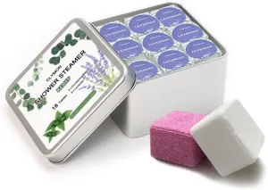 Shower Steamers Aromatherapy 18 Pack - Gifts for Women, Stocking Stuffers Shower Steamers with Essential Oil, Stress Relief (Eucalyptus&Mint, Lavender)