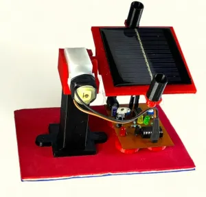 Single Axis Solar Tracking System Hand Made 100% Working Project