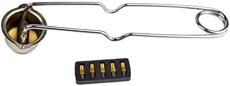 Single Flint Spark Strike Lighter with Free 5 Flint Replacements,Igniter for Welding Brazing and Soldering Survival Tool Outdoor Sports Kit, Camping & Cooking Fire Starter (2 pack)