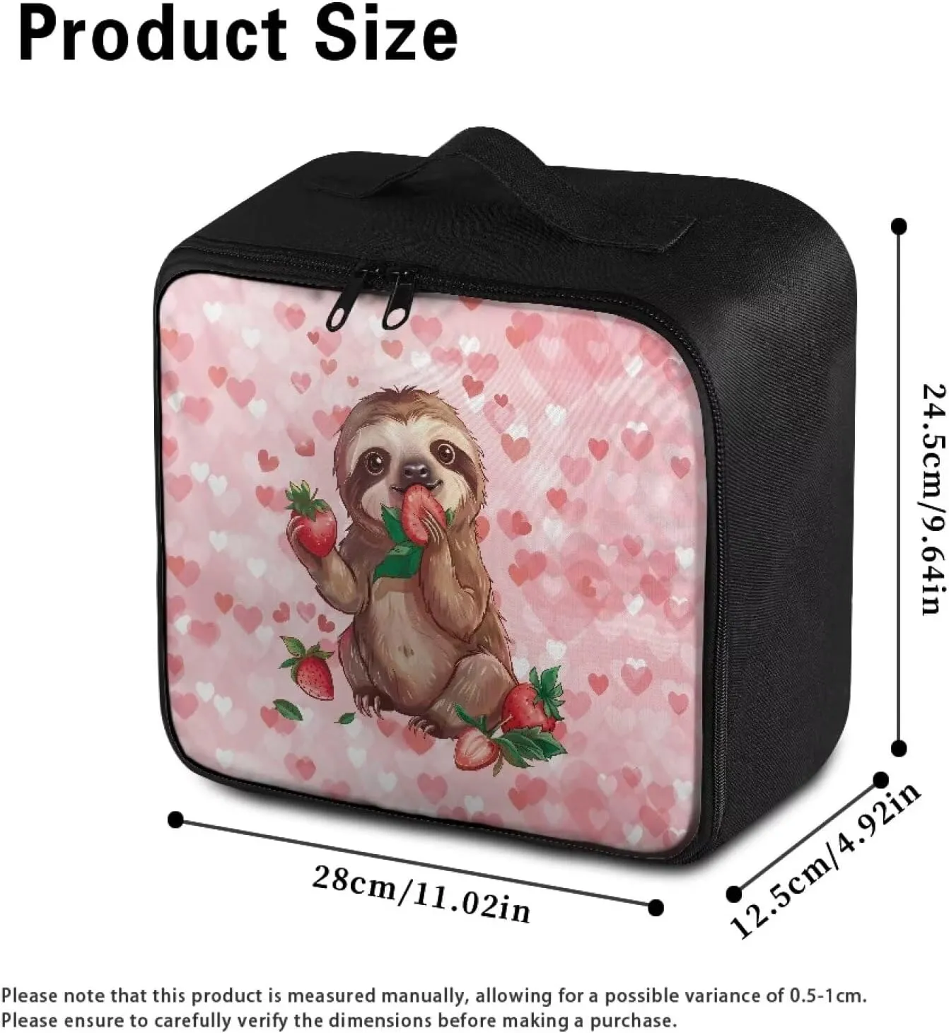 Sloth First Aid Pouches Empty Cute Pink Travel Size First Aid Bag Empty Medical Storage Bag Emergency Survival Pouch Bag for Camping Hiking School Kids Studnet