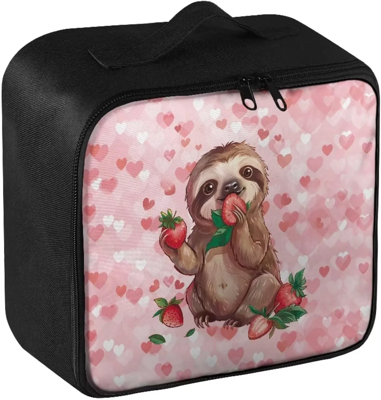 Sloth First Aid Pouches Empty Cute Pink Travel Size First Aid Bag Empty Medical Storage Bag Emergency Survival Pouch Bag for Camping Hiking School Kids Studnet