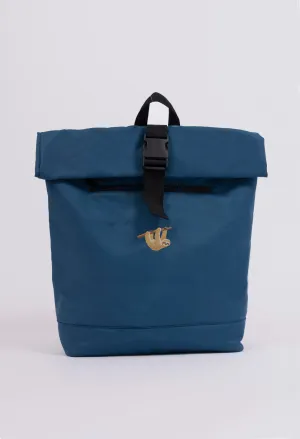 sloth recycled roll-top backpack