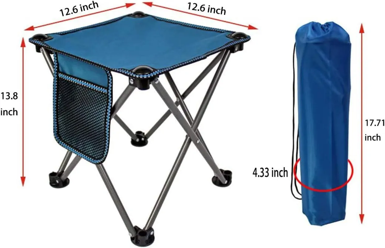 Small Camping Stool Fold Mini Camping Stool, Portable Lightweight Camping Stool, Outdoor.