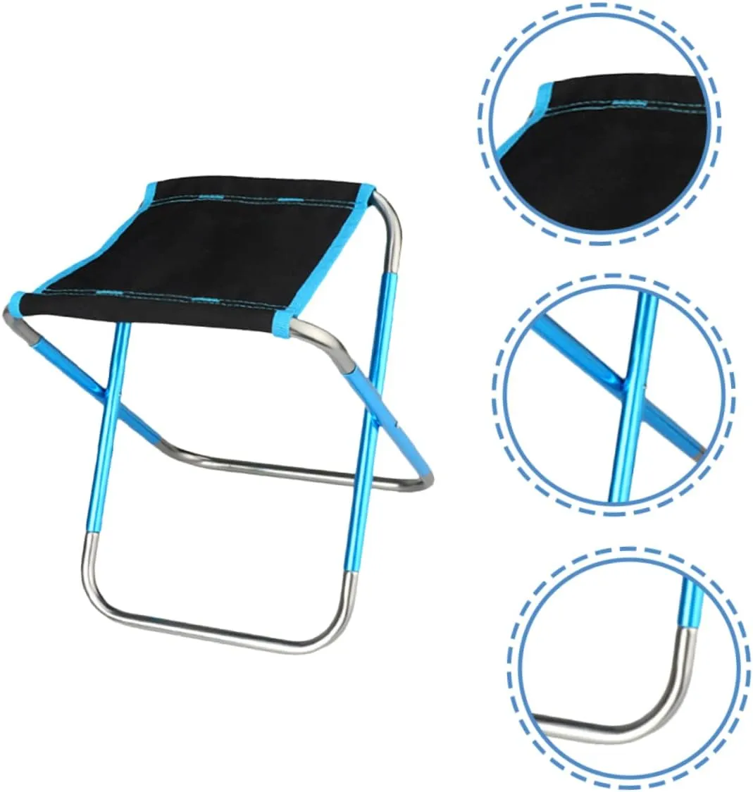 Small Folding Chair Camping Stool Beach Lounger Lightweight Portable for Outdoor Adventures