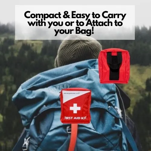 SmartKit® Compact Pocket First Aid Kit | 2 Sections - 40 Pcs