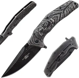 Snake Eye Tactical Heavy Duty Hunting Camping Fishing Folding Knife