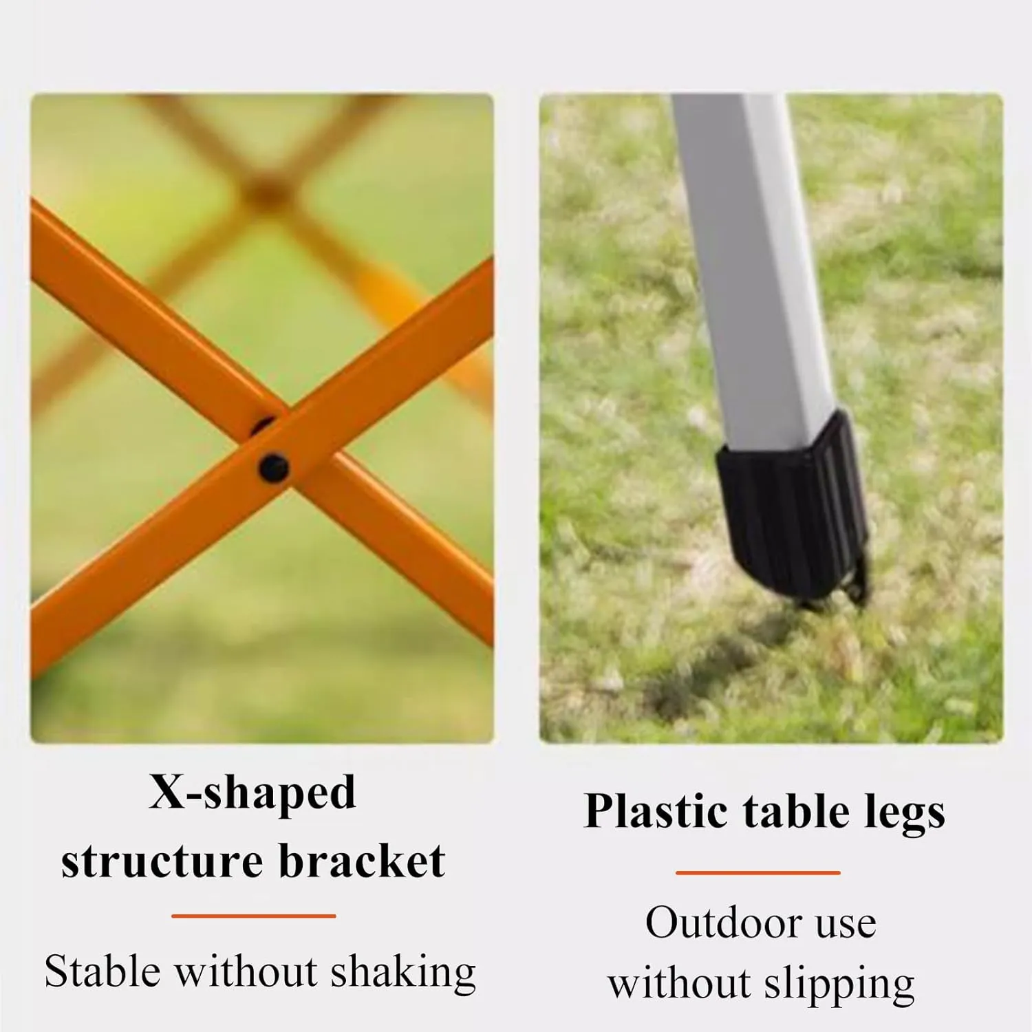 SOBOUR Aluminum Alloy Camping Table Folding Picnic Tables Ultralight Compact Camping Table Roll Up Table Top for Camping Hiking