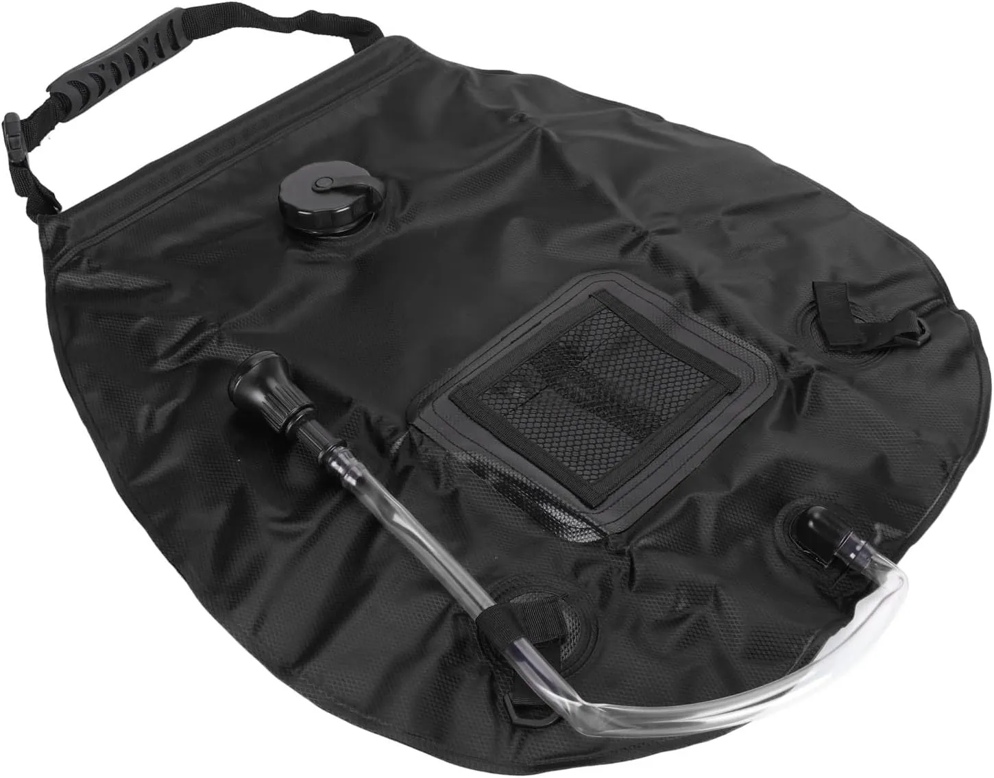 Solar Camp Shower Bag, Strong Tube Solar Shower Bag 20l Portable Rear Thermometer for Outdoor