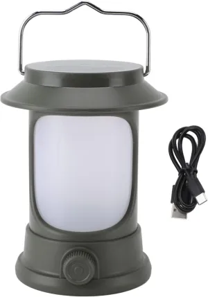 Solar Camping Lantern for Power Outages, Portable Waterproof USB Rechargeable Tent Camping Essentials Light for Indoor Outdoor Emergency