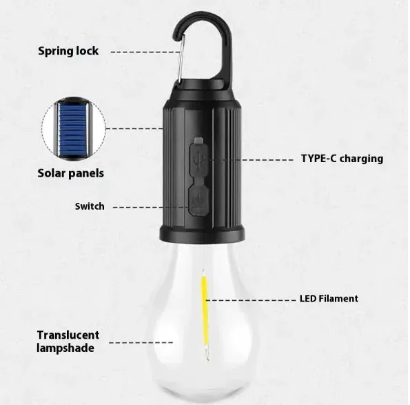 Solar Camping Light & Mosquito Killer