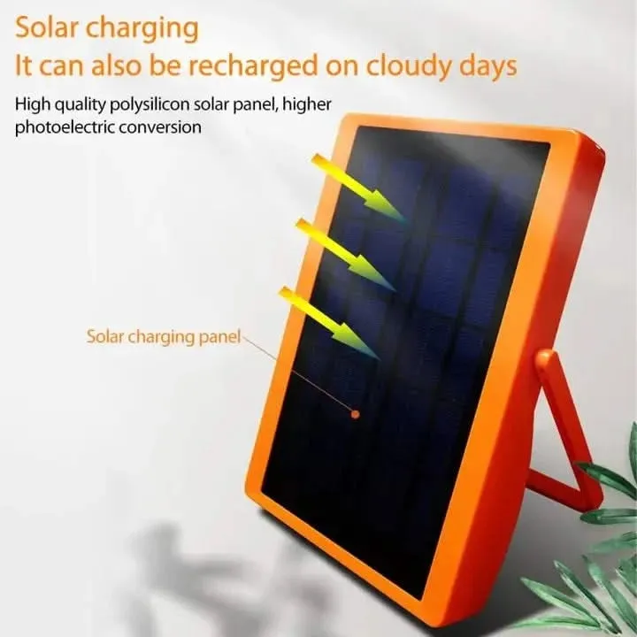Solar Charging Light For Home Portable Lamp With USB Mobile Charger And Bluetooth Speaker (Waterproof)