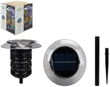 Solar Colour-Change Ground Light & Bug Zapper