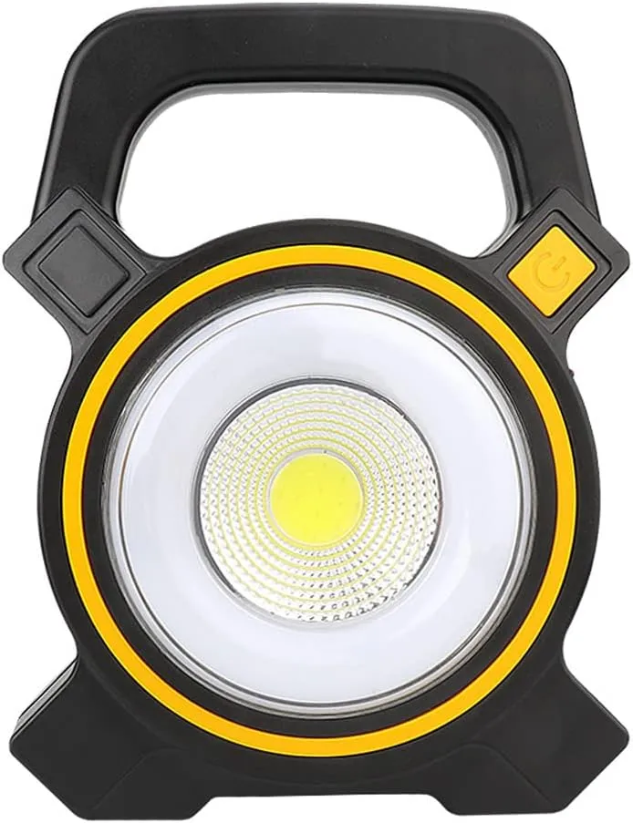 Solar Energy Outdoor LED Lantern,Dual Light Source Searchlight,USB Output Rechargeable Camping Lanterns,Portable Tent Light Camping and Emergency Light
