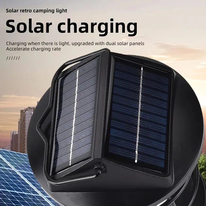 Solar LED Camping Light for Outdoor and Tent Use