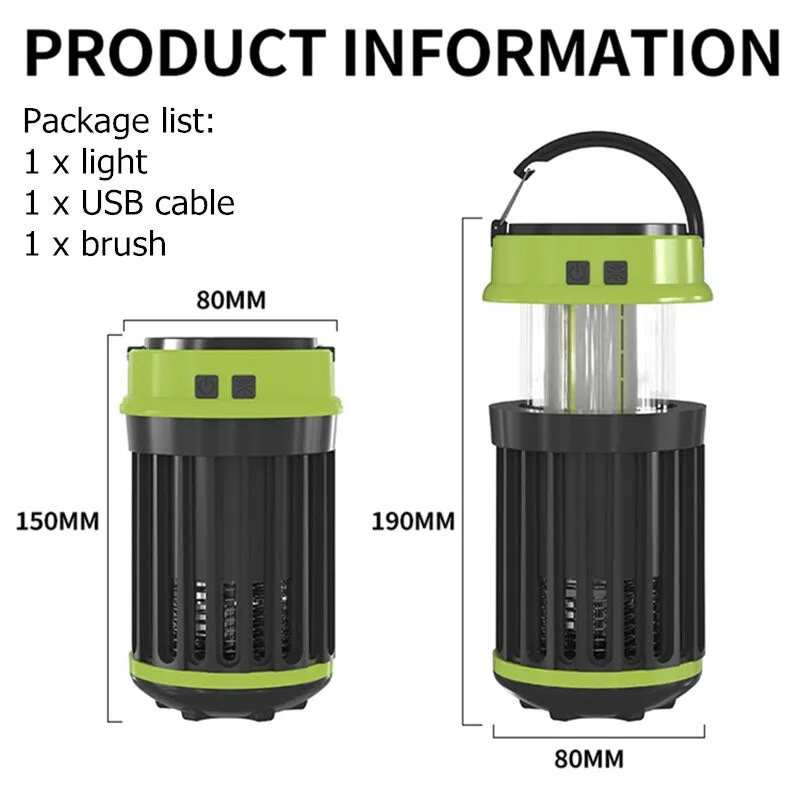 Solar Light Mosquito Killer Portable Lamp For Outdoor Activities