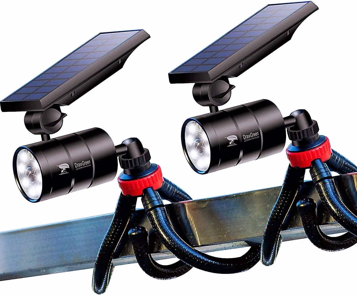 Solar Lights for Outside (Aluminum Alloy), Camping Motion Sensor Light, 100-DAY Free Replacement/Refund Outdoor Solar Power Motion Sensor Light Waterproof for Camping Pathways, Gardens