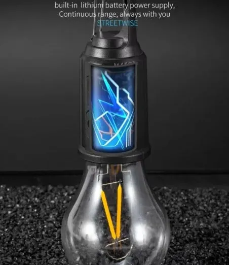Solar Powered LED Lamp Bulbs USB Charging Camping Light Portable Night Lights Waterproof Garden Outdoor Light Bulbs