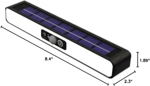 Solar Powered LED Light,Landscape Light,Body Sensor Light,Decorative Stairway Light,Home Exterior Wall Light for Real Estate Sign,Commercial,Yard Sign Lighting,Adjustable Angle,Clip-on Model
