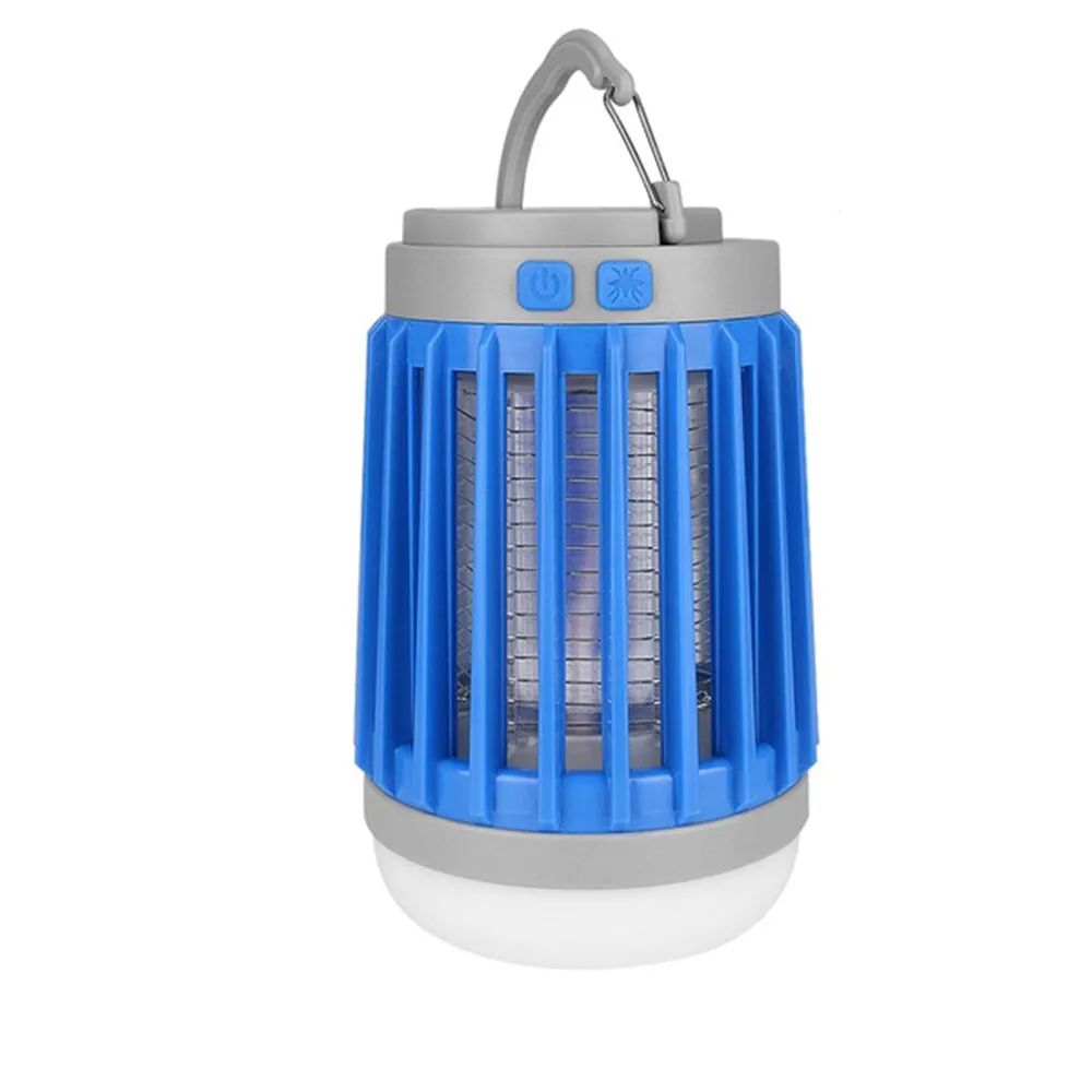 Solar Powered LED Outdoor Light and Electric Shock-type Mosquito Killer USB Rechargeable