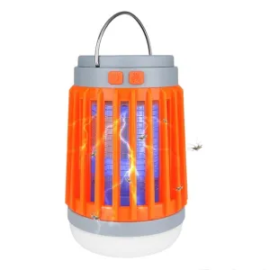 Solar Powered LED Outdoor Light and Electric Shock-type Mosquito Killer USB Rechargeable