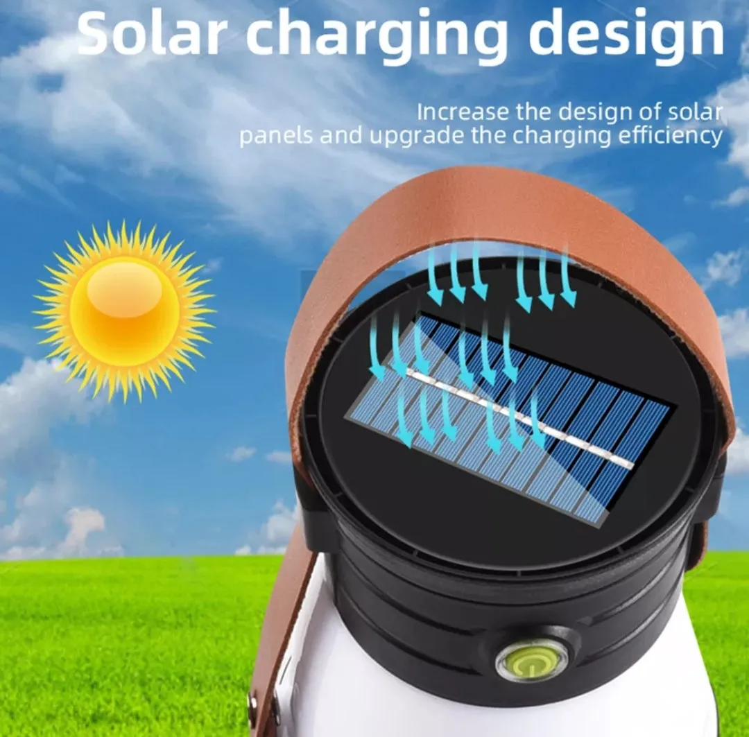 Solar Powered Multifunctional Camping Light