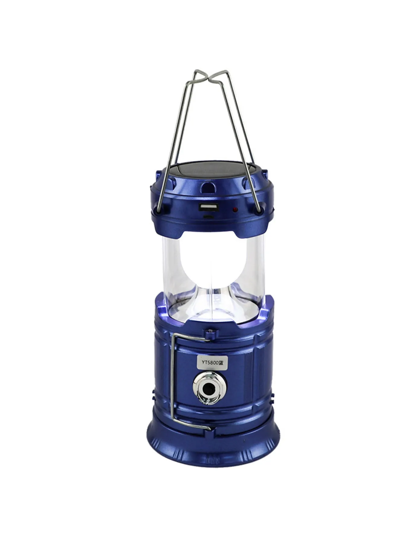 Solar retractable multifunctional camping light
