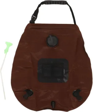 Solar Shower 20L Foldable, Portable with Mesh Storage for Camping Hiking Travel Material, Large Capacity, Durably