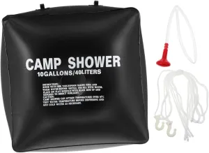 Solar Shower Bag 40l Portable Camping Shower for Outdoor Solar Water Bag