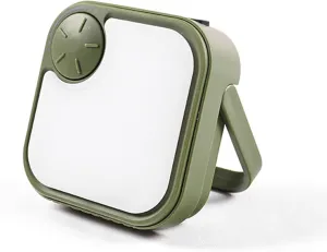 Solar Tent Light, Solar Camping Light SMD Wicks 750LM Three Color Temperature Adjustment USB Charging for Outdoor Activities (OD Green)