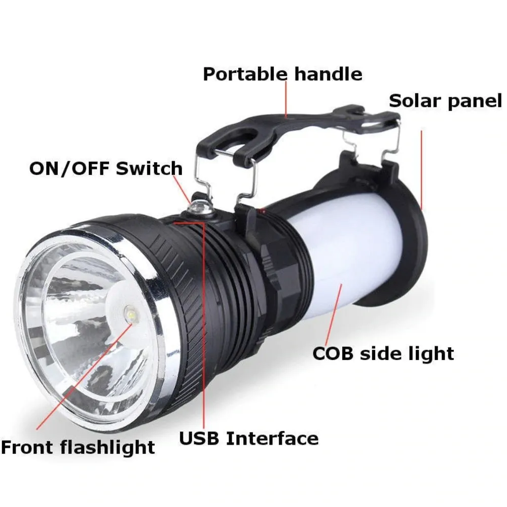 SolarCore Lantern – Rechargeable LED Light & Emergency Power Bank