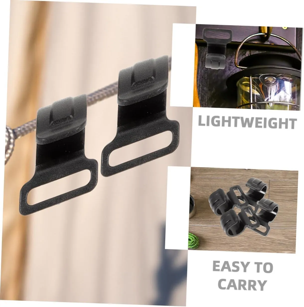 Sosoport Tent Accessories Camping Tent Storage Tent Tents Outdoor Hooks Hanging Hooks Camping Plastic Hooks Tent