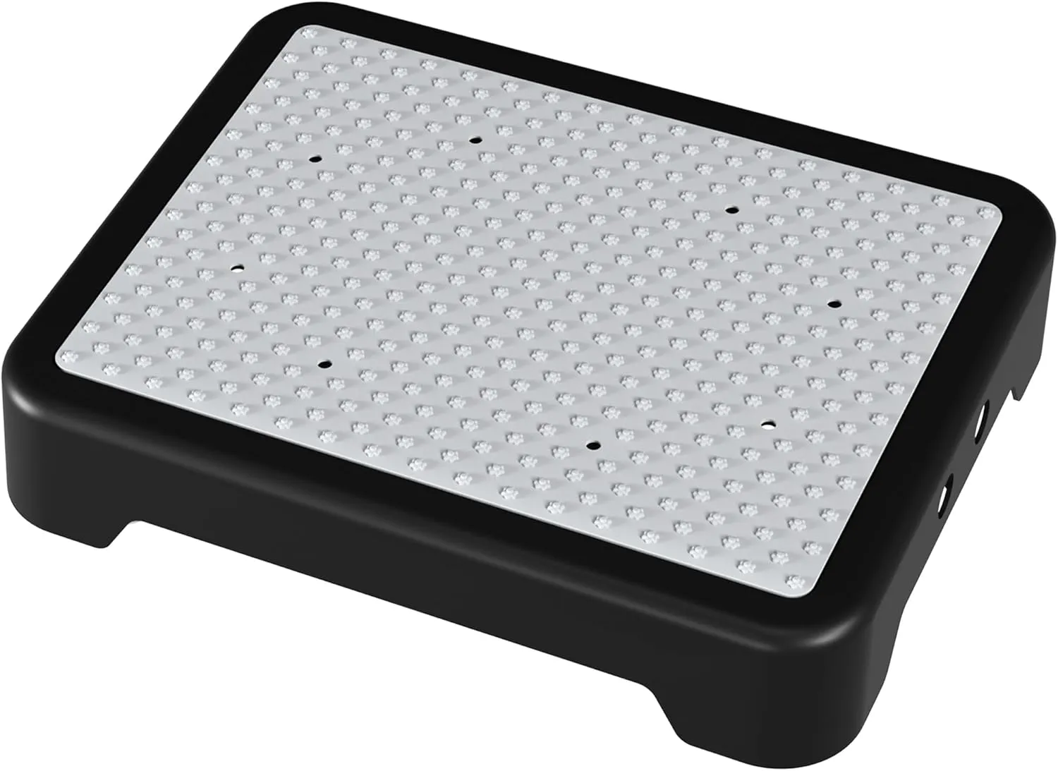 SOYO Mobility One Step Stool, Heavy Duty Indoor Outdoor Non-Slip Small Step Platform Assistive Device for Adult Elderly, Standing Support and Step Riser for Car, Bed, Door, Stair, Bathroom, Black-Gray