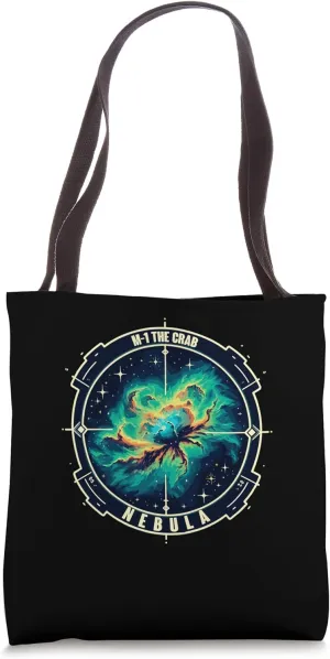Space Astronomy M1 The Crab Nebula Messier Astronomers Tote Bag