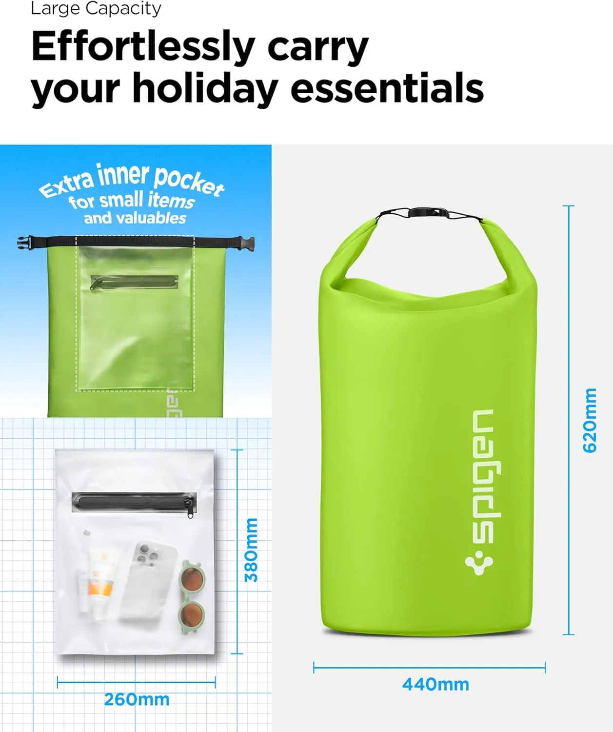 Spigen AquaShield Waterproof Dry Bag A631 30L