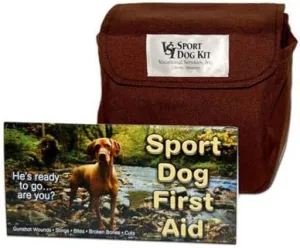 Sport Dog First Aid Kit Heavy Duty Classic Brown Travel Bag