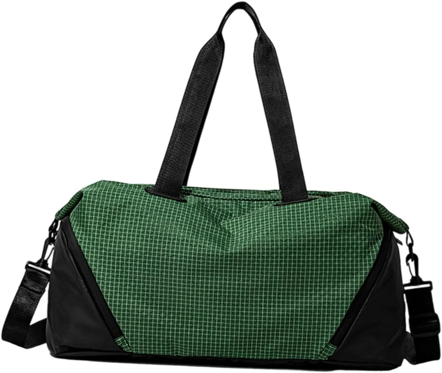 Sports Gym Bag Luggage Bags Multipurpose Adjustable Shoulder Strap Weekender Bag Handbag for Clothes Hiking Backpacking, Green