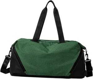 Sports Gym Bag Luggage Bags Multipurpose Adjustable Shoulder Strap Weekender Bag Handbag for Clothes Hiking Backpacking, Green