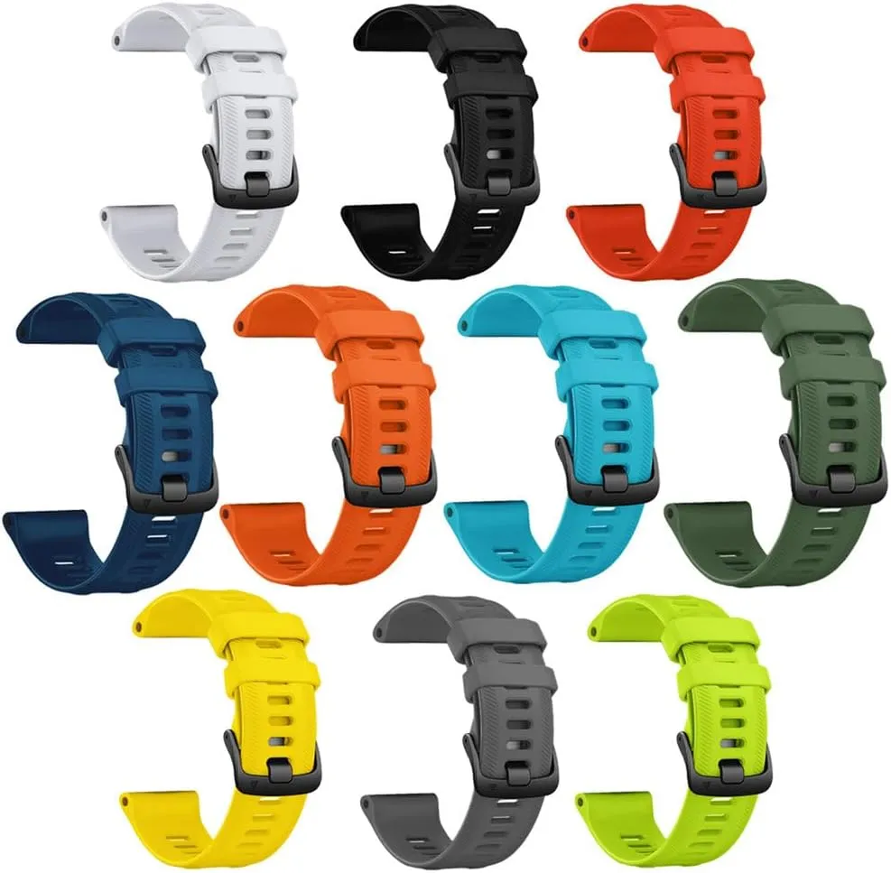 Sports Silicone Strap For Garmin Forerunner 965 955 Solar 945 935 745 Strap Watch Band 22mm Replacement Wristband Bracelet